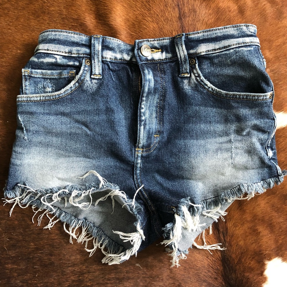 Lee High Rise Cut Off Shorts